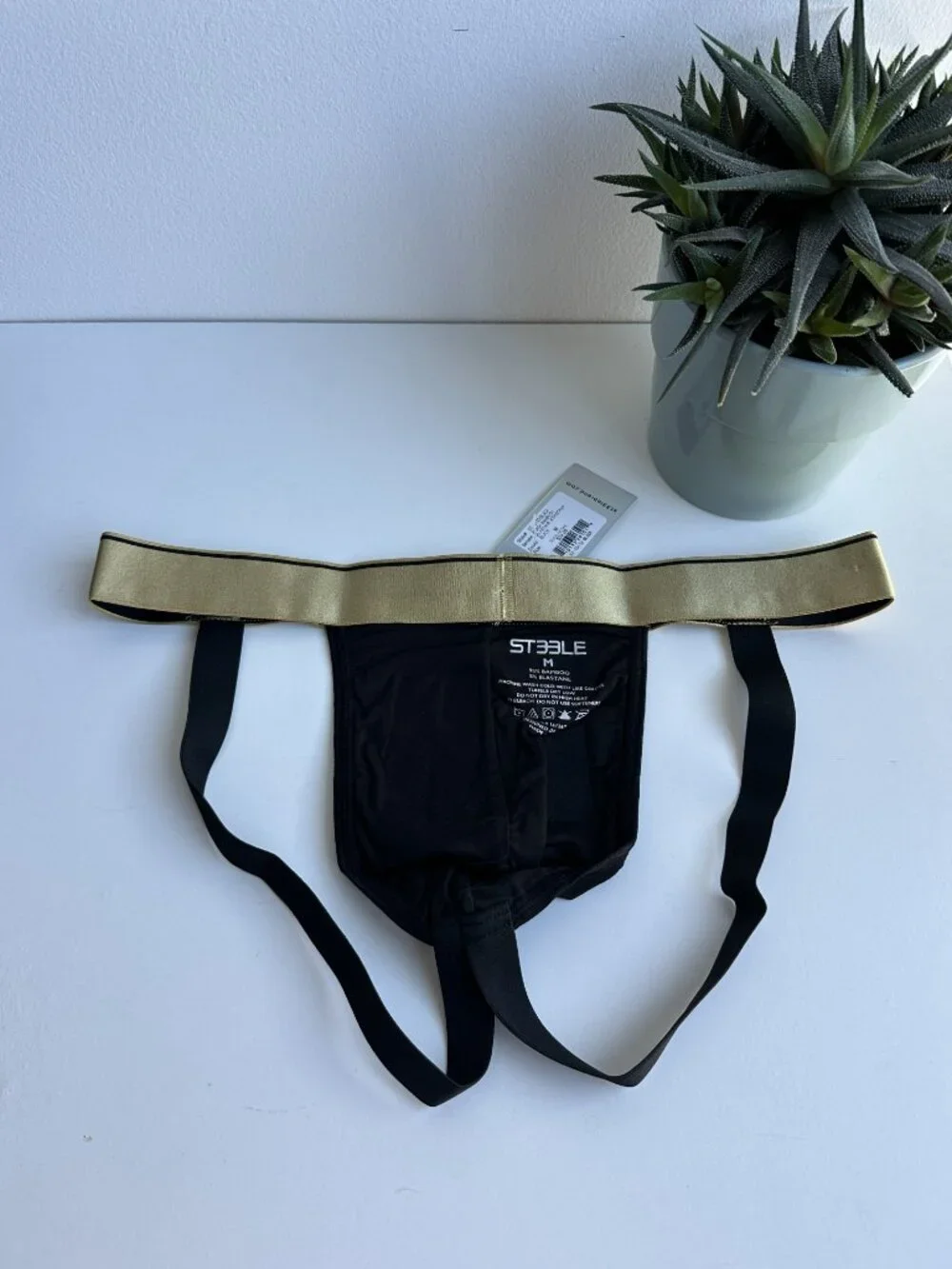 ST33LE - Bamboo Jockstrap - Black (M)